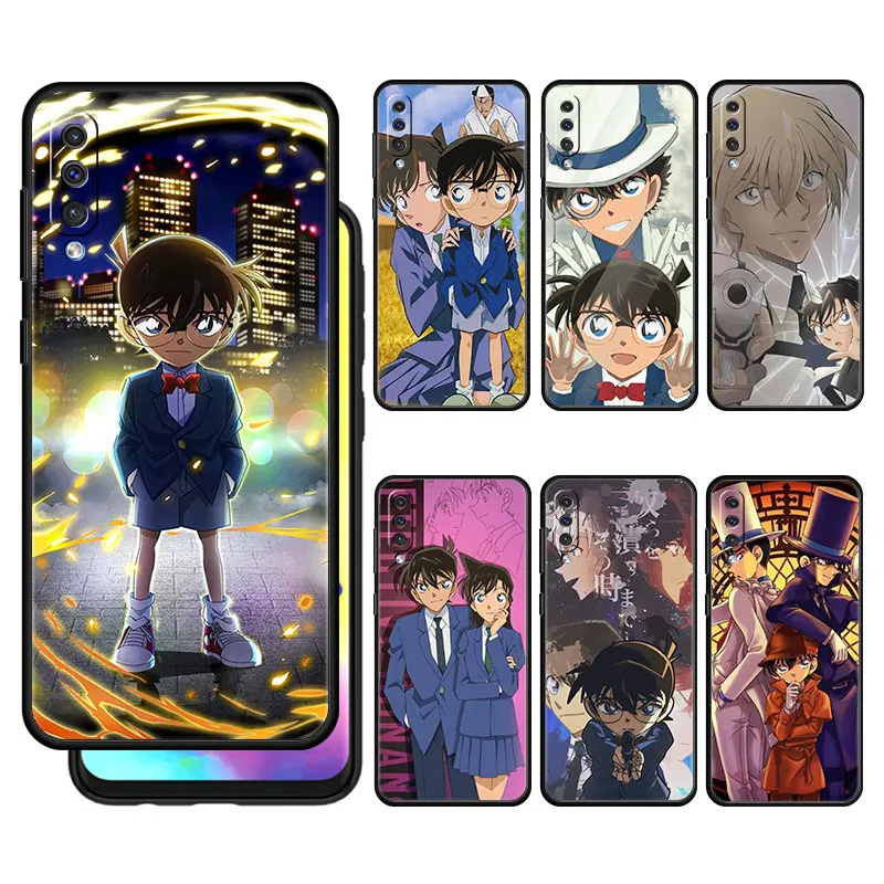 

Detective Conan Anime Phone Case for Samsung Galaxy A50 A70 for Oppo Realme 8 8i C21 for MOTO G30 G9 Play Nokia X100 X10 Cover