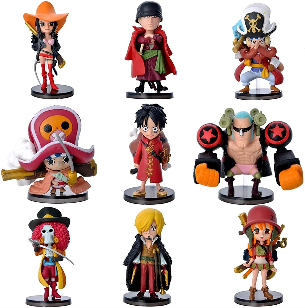 

One Piece Doll Hand-made Model Baking Doll Animation Collection Luffy Action Figures Mini Luffy Personnages Figure Kids Gift