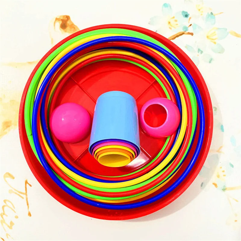 

Pinduoduo hot selling foldable hoop toys parent-child throwing hoop children's decompression toys
