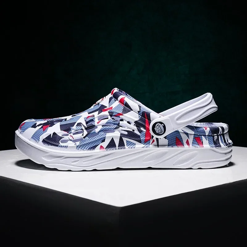 Мужские пляжные сандалии для улицы Eva Нескользящие мужские шлепанцы