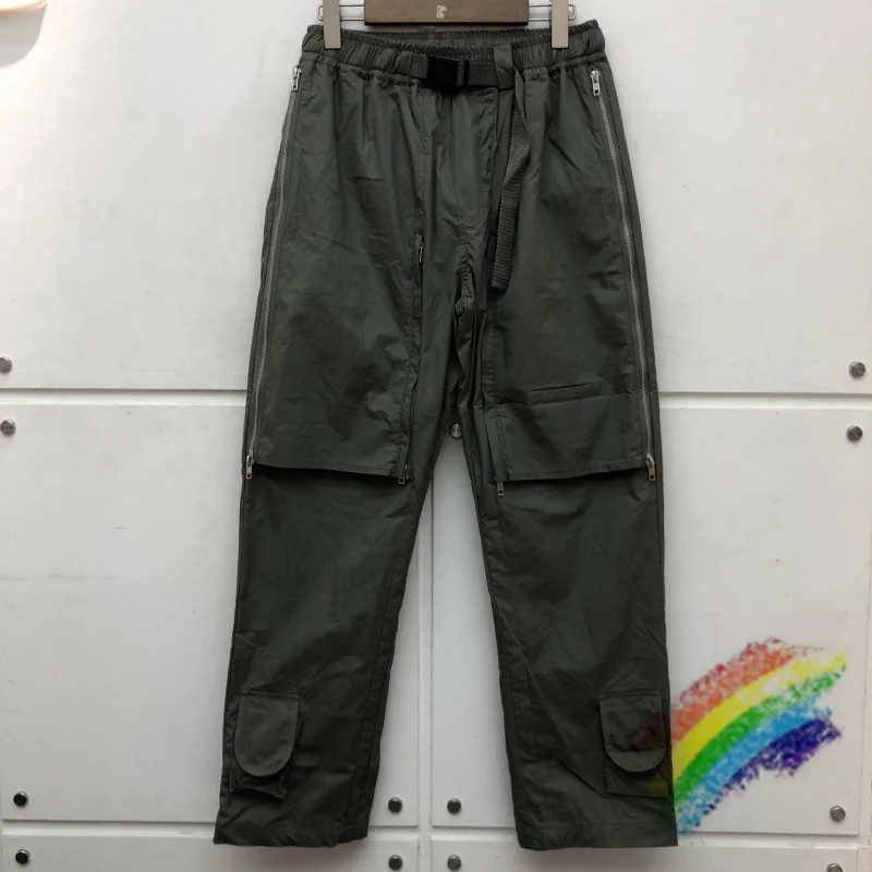 

Multi-pocket Pants Men Women Drawstring Multi-pocket Zipper Functional Tooling Tactical Men's Trousers Overalls