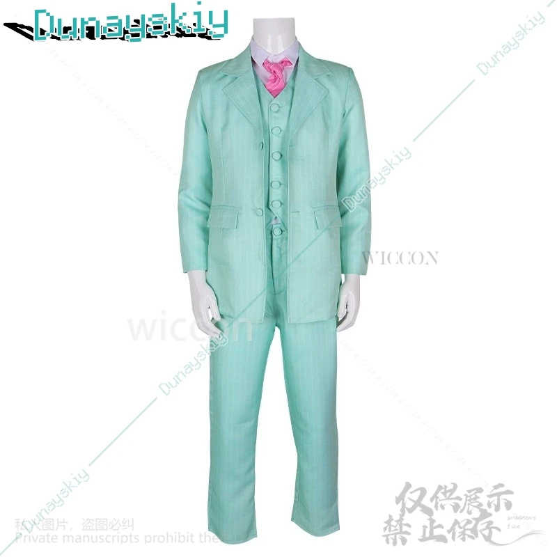 Аниме Токио Косплей Местители Риндо Хайтани Костюм Зеленая Униформа Пальто