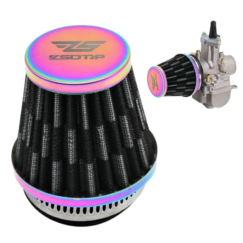 

Air Filter For Motorcycle High Performance Air Intake Filter 35 38 42 45 50 55 58mm Replacement Universal Carburetor Air Filter
