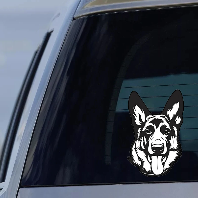 Покажите свою любовь к немецким пастушкам с помощью этой стильной наклейки на