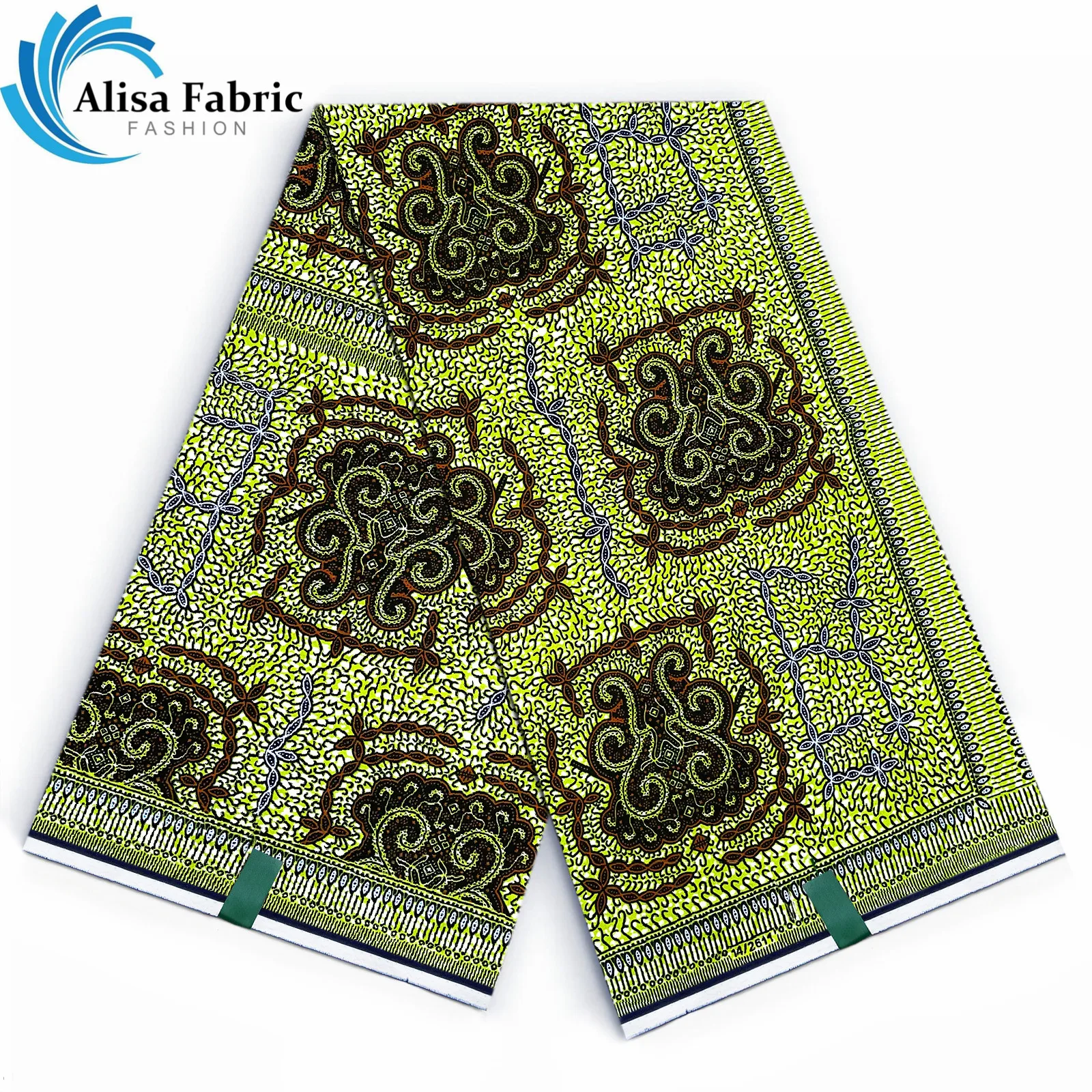 Анкара с блочным принтом ткань в стиле батик настоящий воск африканская восковая