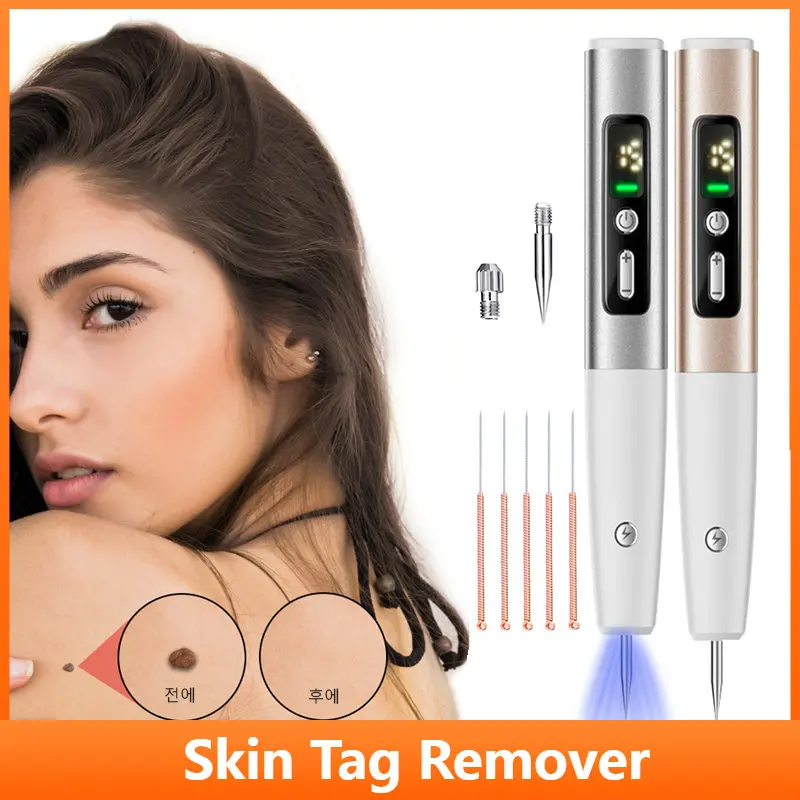 

Skin Tag Remover 15 Level Laser Plasma Pen Freckle Mole Warts Removal Lcd Nevus Tattoo Black Spots Remover Blemish Removal