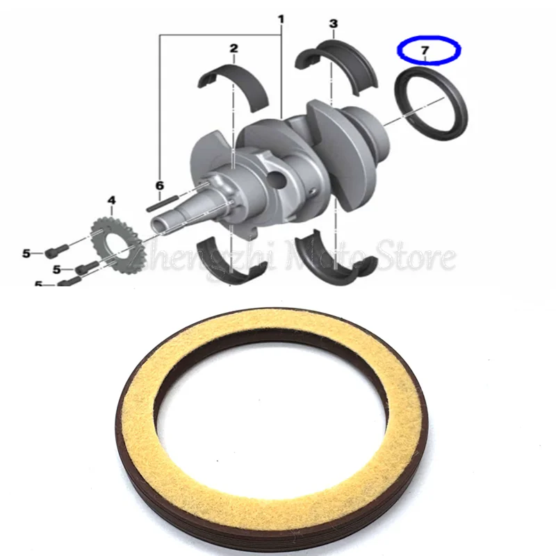 

Сальник коленчатого вала для BMW K25 K26 K27 K28 K29 K21 K22 K23 K32 K33 KR1 KR3 OEM: 11118551418