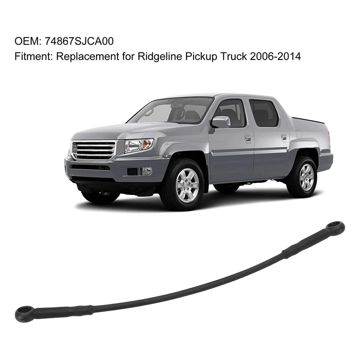 74867SJCA00 Автомобильный трос задней двери с болтовой шайбой для Honda Ridgeline Pickup Truck