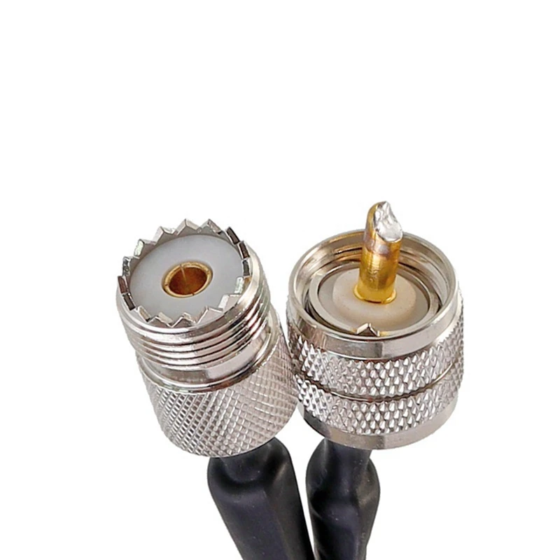 Оконный/дверной проходной плоский коаксиальный кабель PL295 UHF штекер к SO239