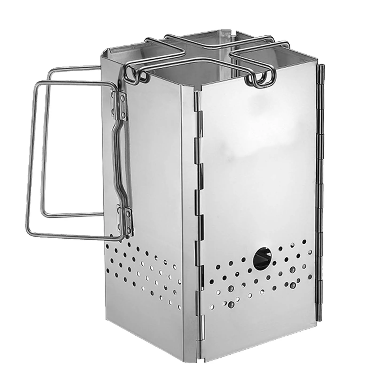 

Foldable Camping Stove Folding Wood Burning Camp Stoves Stainless Steel Camp Wood Stove Portable Foldable Burning Backpacking