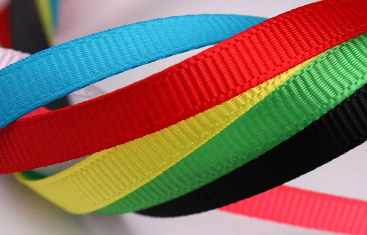 

6mm ribbon Monochrome thread webbing mix 18 color /1yard