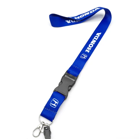 Брелок с логотипом автомобиля, нейлоновые шейные ремни, ремешок для ключей для Honda Accord CRV Civic City CR-Z Vision LEGEND Crosstour Insight Elysion