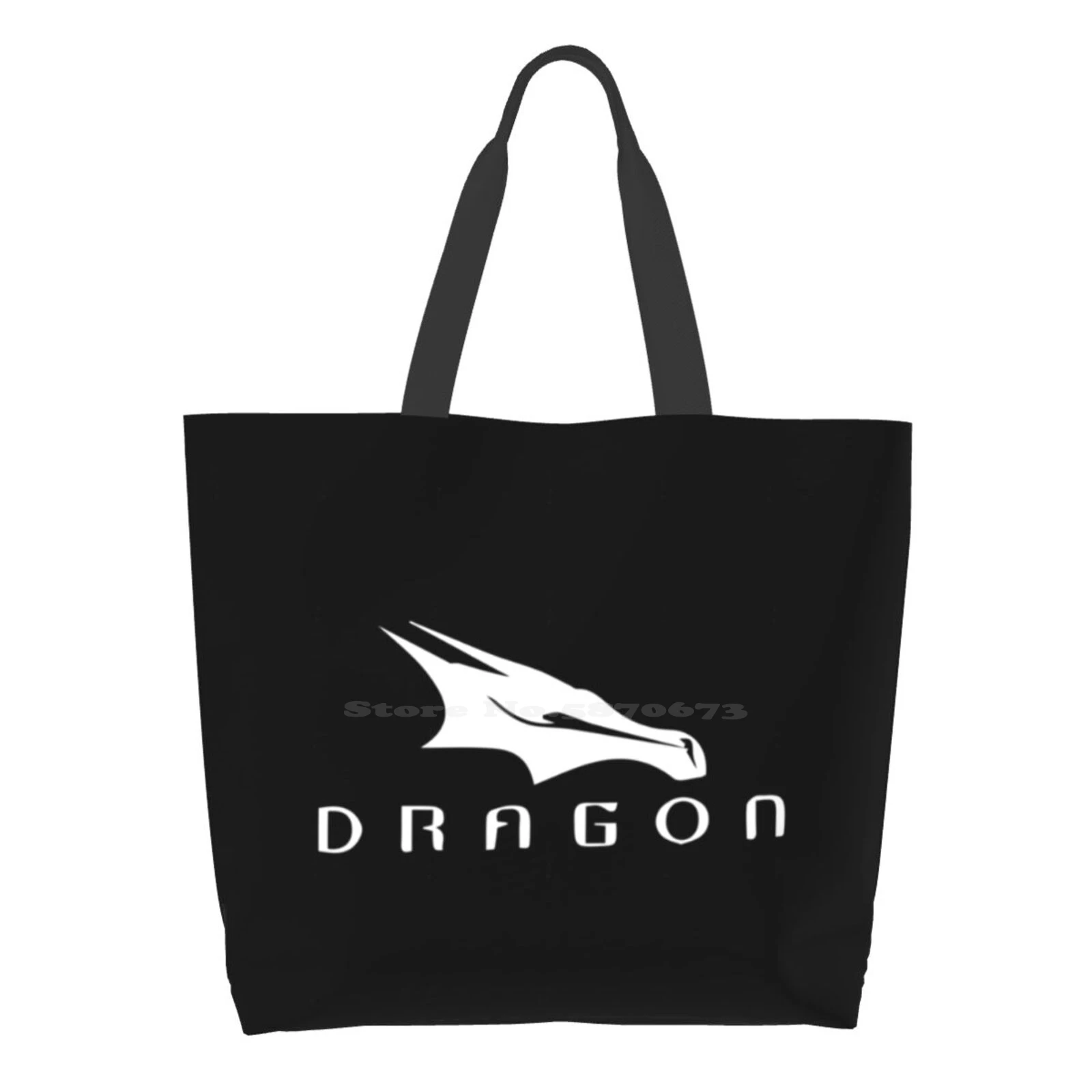 

Spacex Dragon Shopping Bags Fashion Casual Pacakge Hand Bag Musk Planet Rocket Spaceship Stars Falcon Rocket Launch Elon