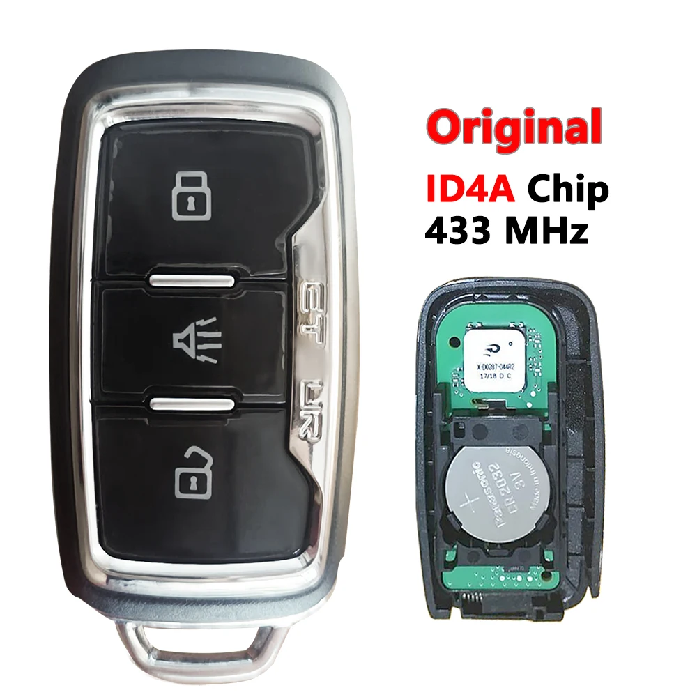 

XRNKEY Интеллектуальный Автомобильный ключ дистанционного управления 433 МГц ID47 4A чип для Chery Jetour X70 X90 X70S X70M Cowin X3 X5 V7 Karry K60 автомобильный брелок Ремо
