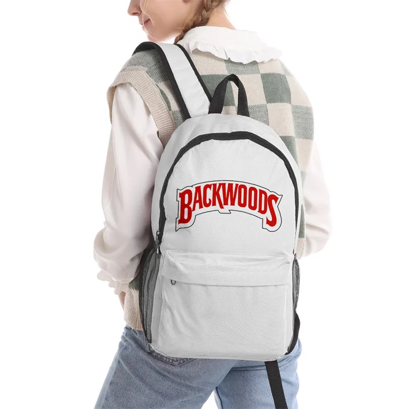 

BACKWOODS CIGARS Men Women Backpacks Oxford Waterproof Tough Outside Sports Backpack Teenagers Boys Girls Students School Bags