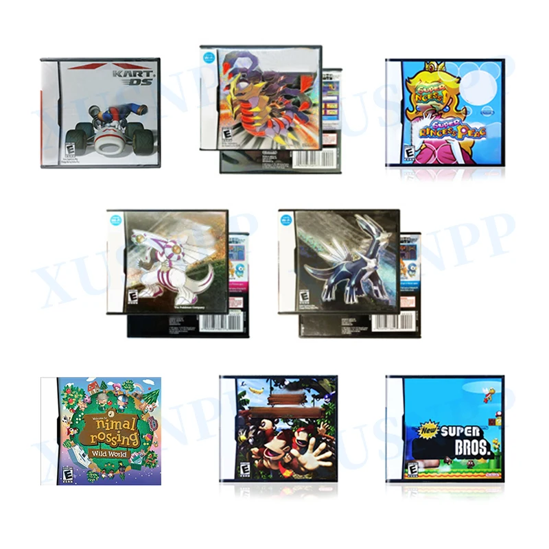 Картридж для видеоигр XUSNPP NDS, игровая консоль DS 2DS 3DS Diamond Pearl Platinum с коробкой и руководством