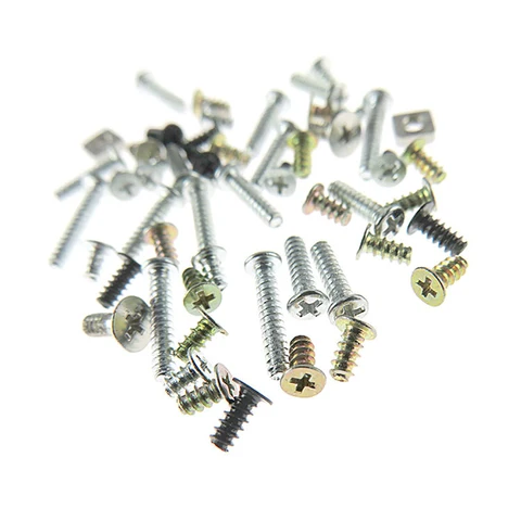 1 комплект для нового хост-винта 3DSXL для игрового автомата Nintend 3DSLL XL, полный комплект деталей винта, ремонт, замена, сделано в Китае