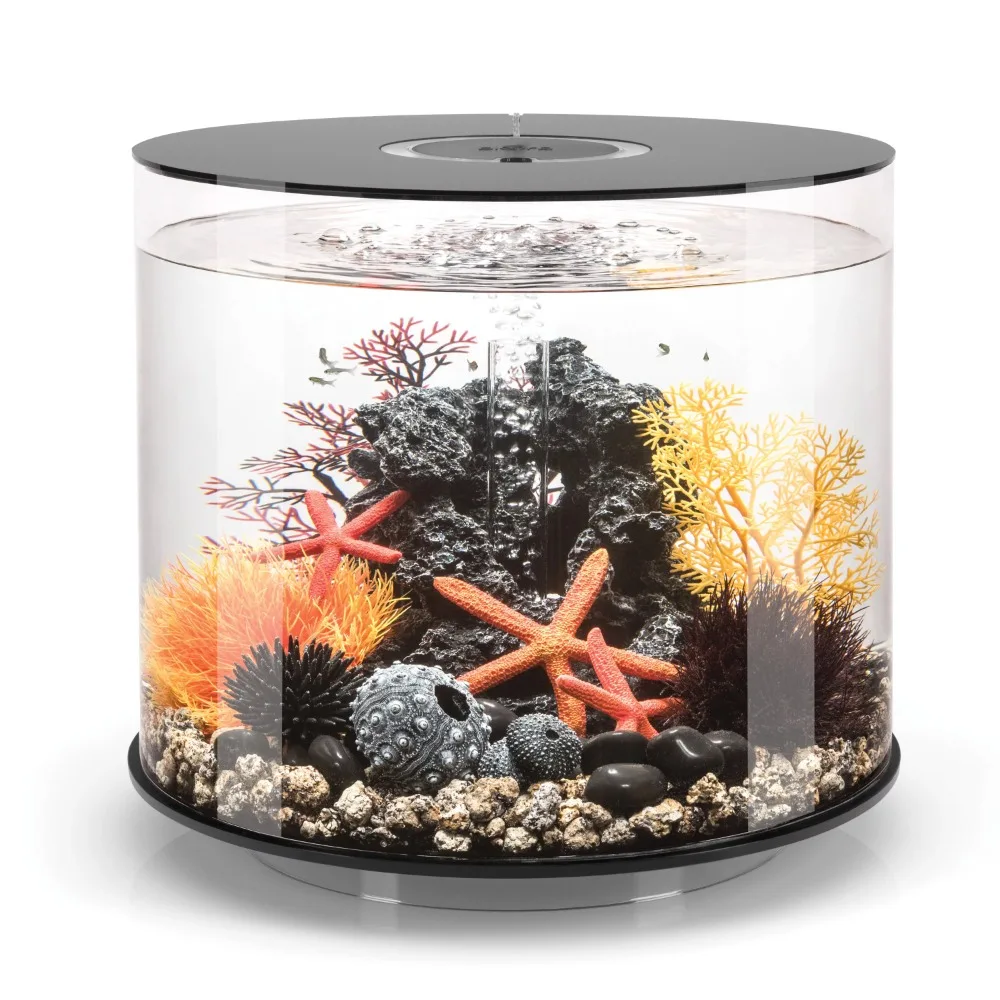

Черные аквариумы большого размера, декоративная трубка для аквариума 35, аквариум со стандартным стандартом светильник 9.2 зеркальных резервуара, предтренировочные резаки