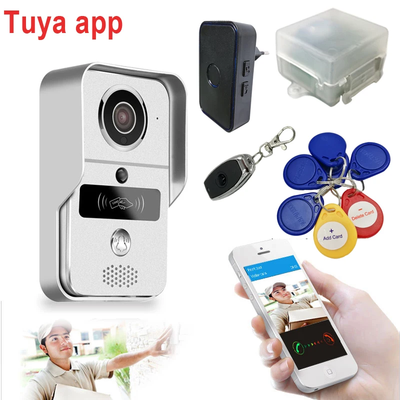 New Smart Doorbell Wifi Video Intercom HD Camera Android/IOS Phone Motion Sensor Alarm Night Vision Home Office Wireless Gate