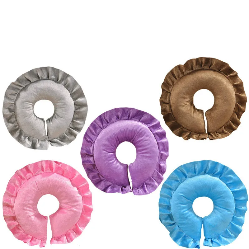 

Flower Shape Facial Massage Sleeping Pillow for Beauty Salon Massage Tool Beauty Spa Bed with Hole Pillow