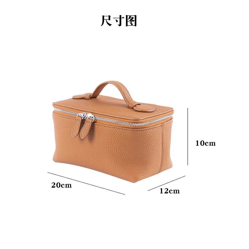 Кожаная косметичка ручной работы женская сумка для туалетных принадлежностей из