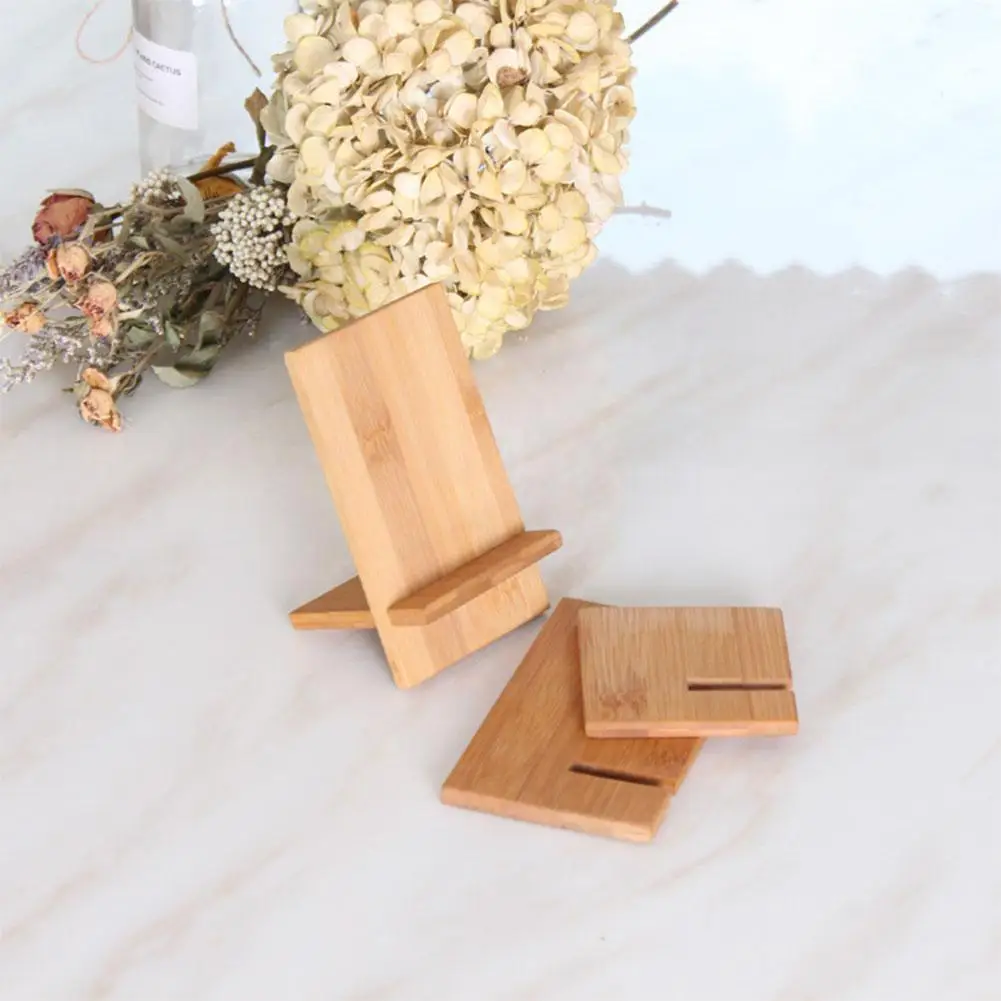 

Wooden Phone Holder Stand Mobile Smartphone Support Tablet Stand Portable Mobile Holder For Desk Cell Phone Holder Stand Q5g4