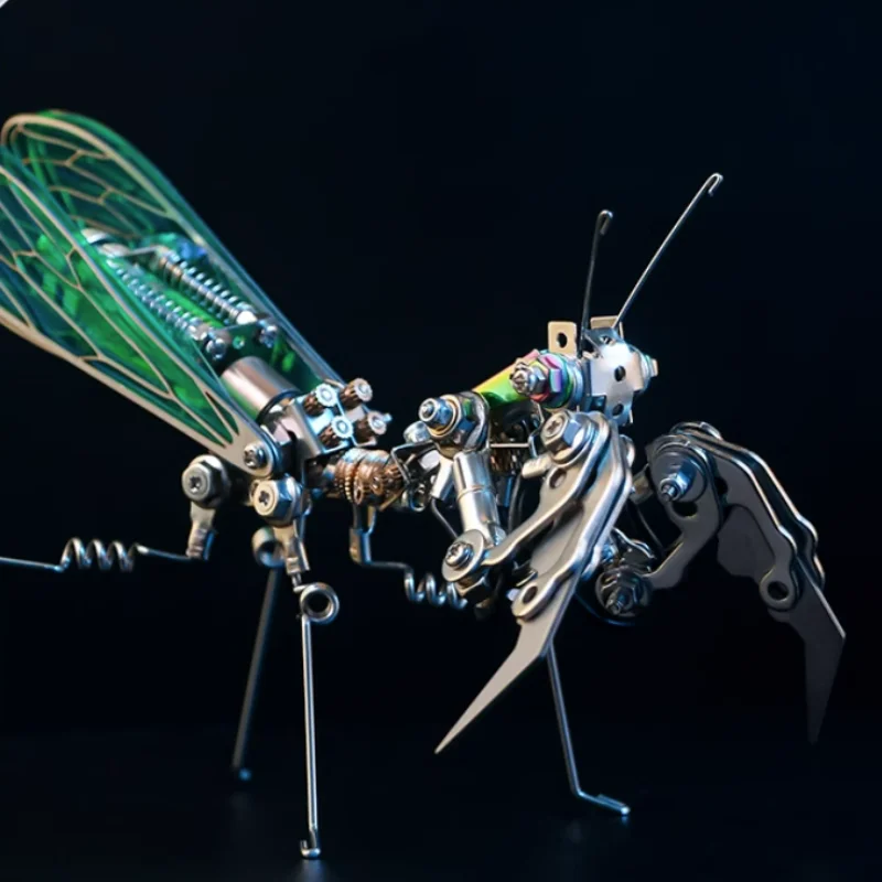 Механическая модель Mantis Phantom Prayer Worm Insects Kit 3D Puzzle Model Diy Сборная игрушка для детей и