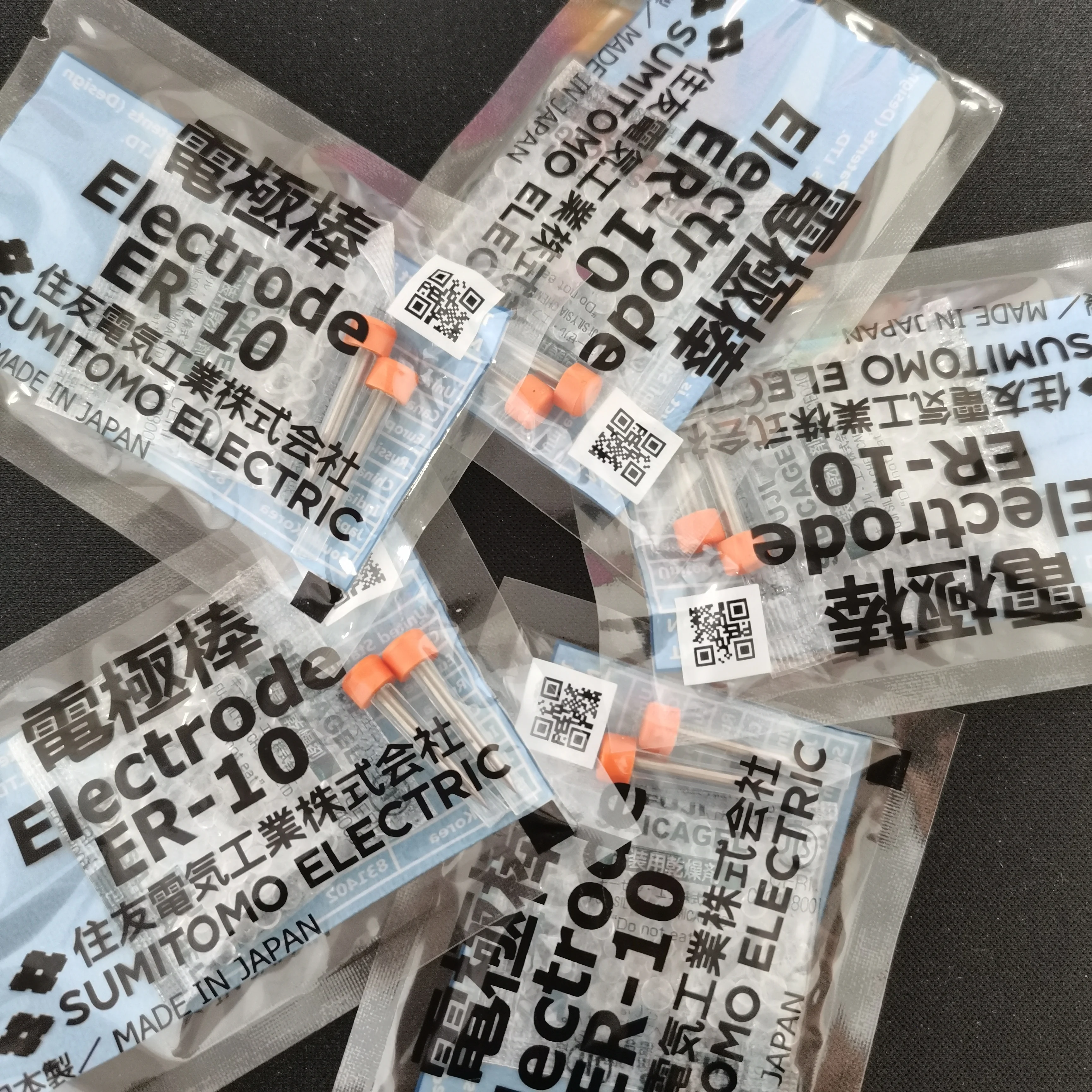 5 pairsER-10 Electrode Sumitomo T-39 Type-66 T-81C 82C Z1C 71C TYPE-81M12 T-400/600CFiberFusionSplicerWeldingElectrodesRod ER-10