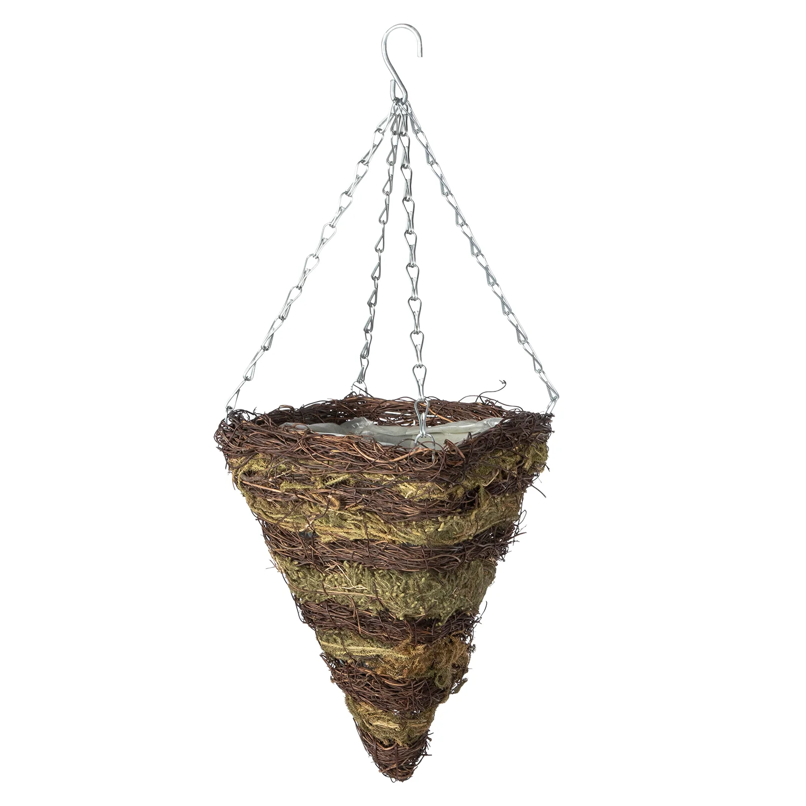 

Hanging Flower Planter Basket Wall Rattan Pot Pots Woven Indoor Seagrass Farmhousevase Cone Balcony Garden Rustic Storage