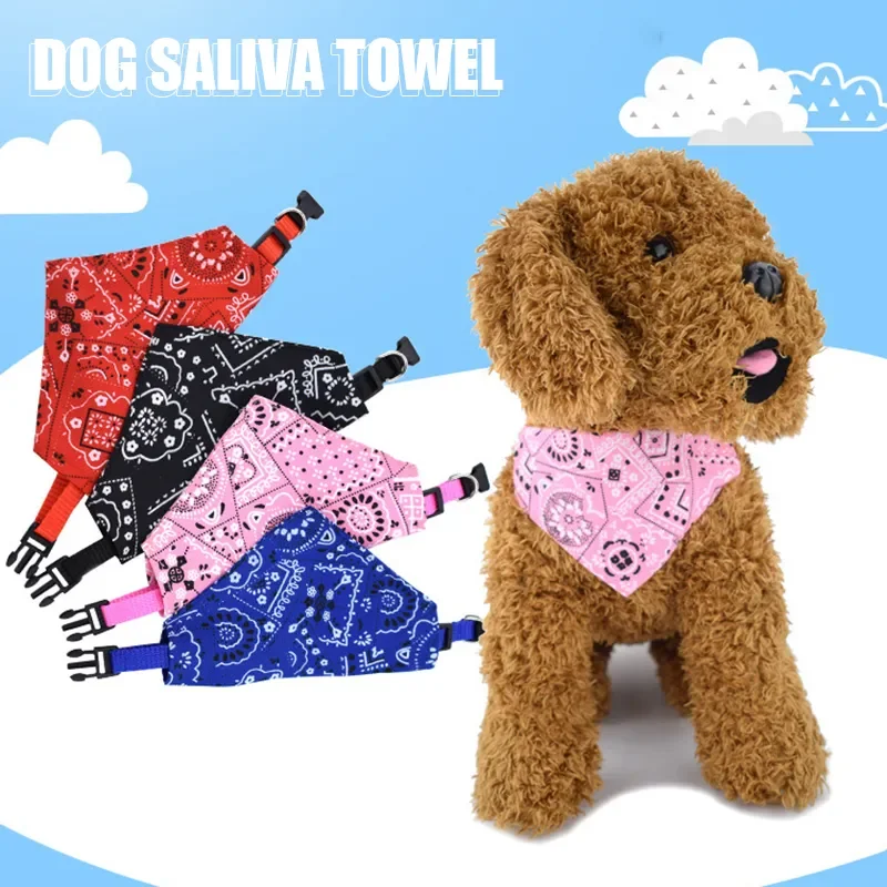 

Bibs Adjustable Pet Saliva Towel Dog Puppy Cat Neck Scarf Bandana Collar Triangle Bib Neckerchief Pet Accessories