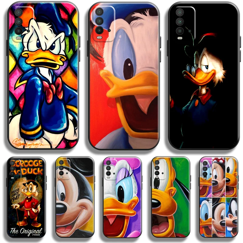 

Don Donald Fauntleroy Duck Mickey For Xiaomi Redmi 9T Phone Case For Redmi 9T Case Soft Carcasa Liquid Silicon Silicone Cover