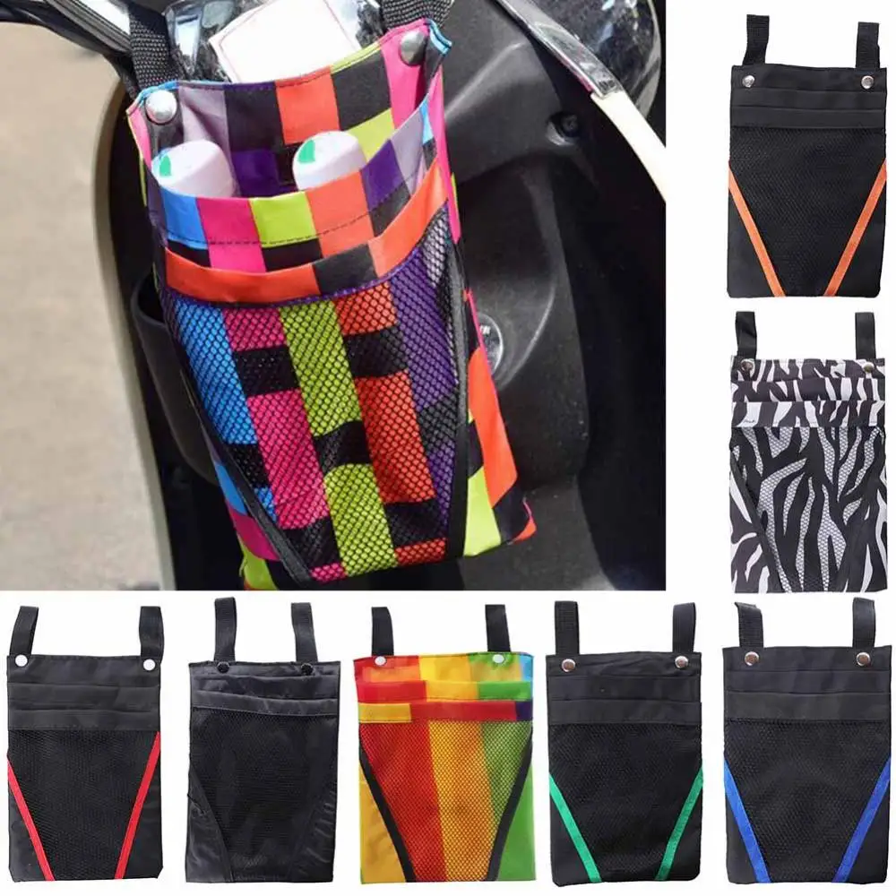 Bicycle Motorcycle Front Mobile Phone Water Bottle Storage Bag Wear Resistant Easy To Clean Large Capacity Hanging Basket