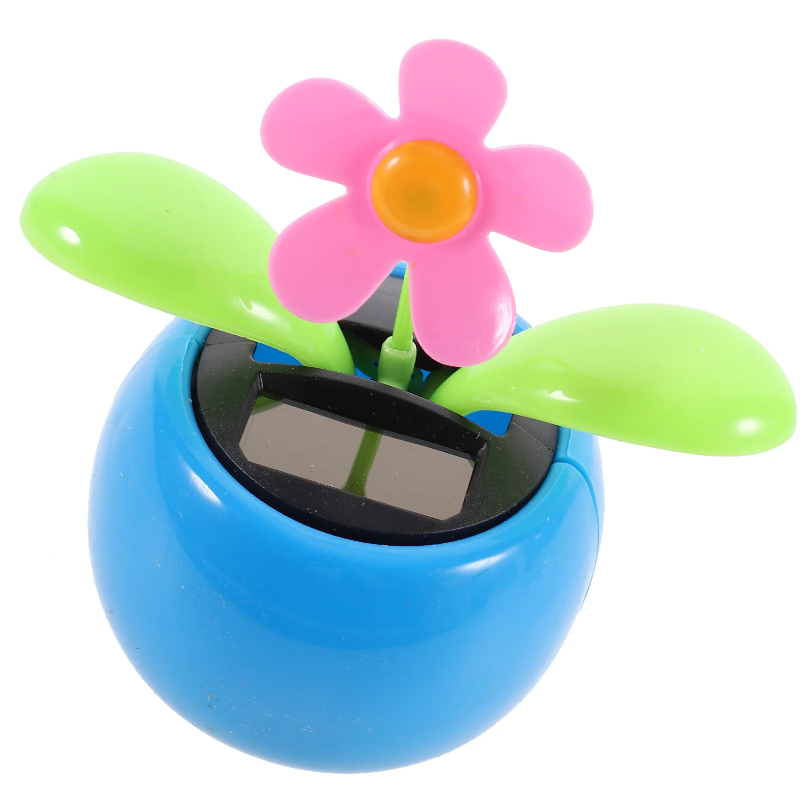 

Solar Toy Solar Flower Ornament Dashboard Flower Decor Car Interior Supply