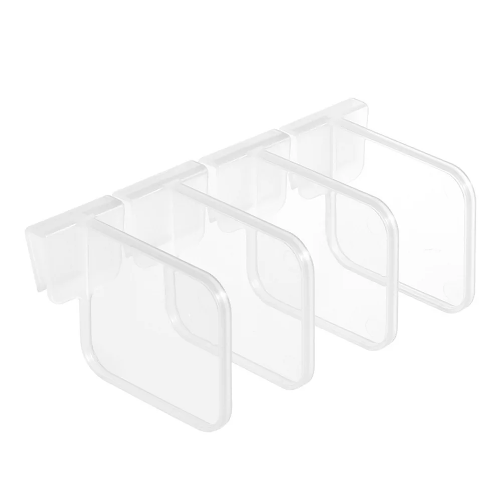 

4pcs Kitchen Refrigerator Organizer Multi-function Drinks Milk Food Storage Partition Boards Compartments Divider