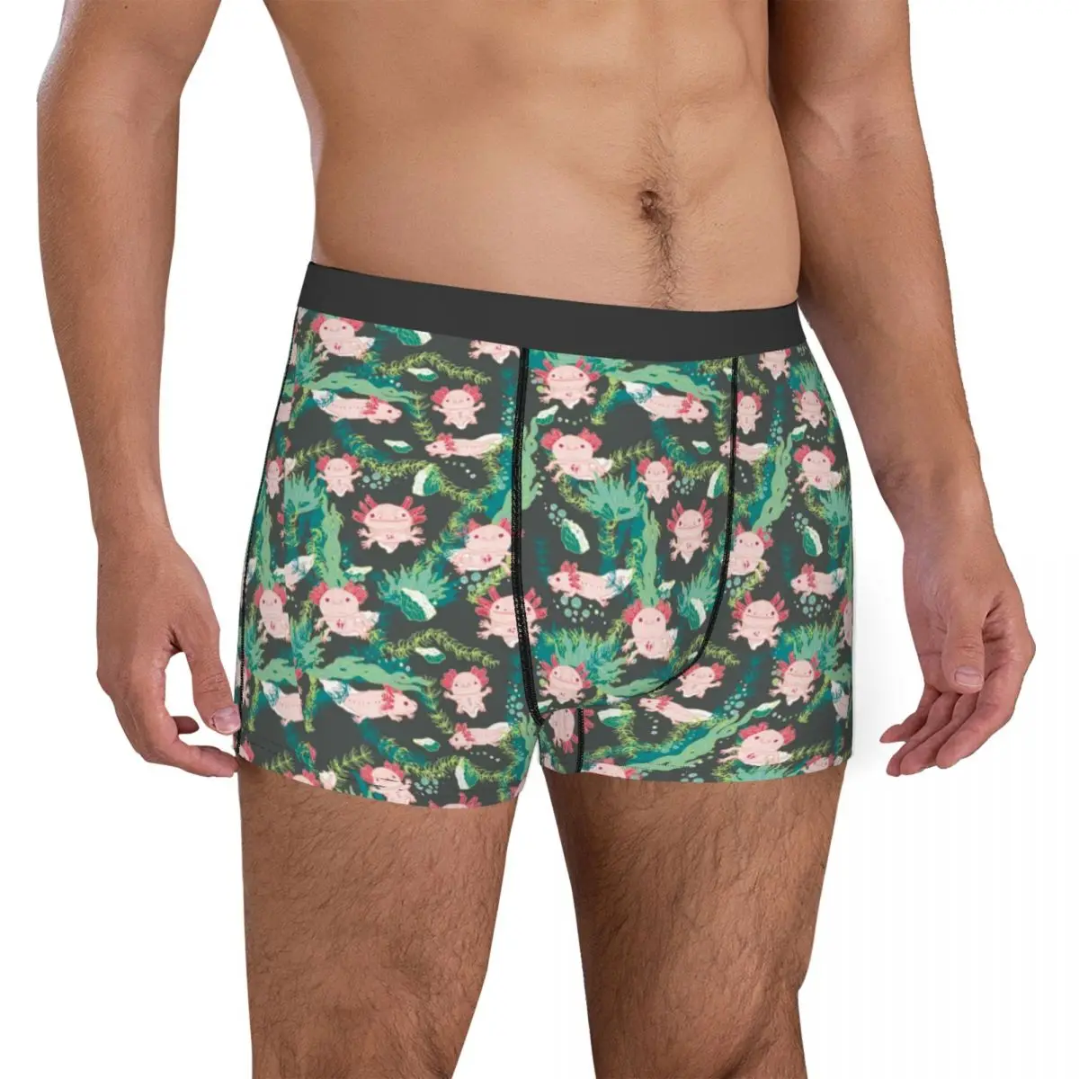 Детские Axolotl Мужское нижнее белье милое женское забавные Трусы из полиэстера для