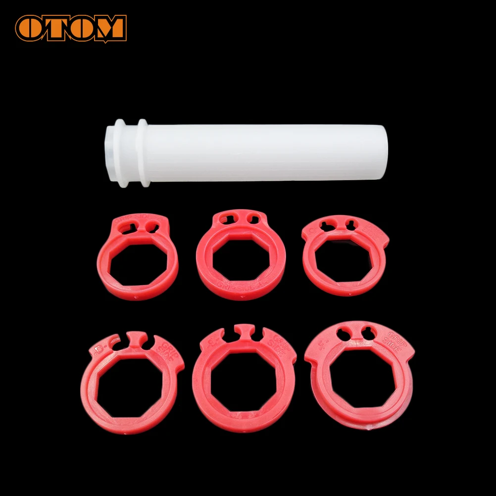 

OTOM New Motorcycle Handlebar Lock-on Grips Set Bicycle Dirt Bike Handle Bar Cover For HONDA KAWASAKI YAMAHA SUZUKI HUSQVARNA