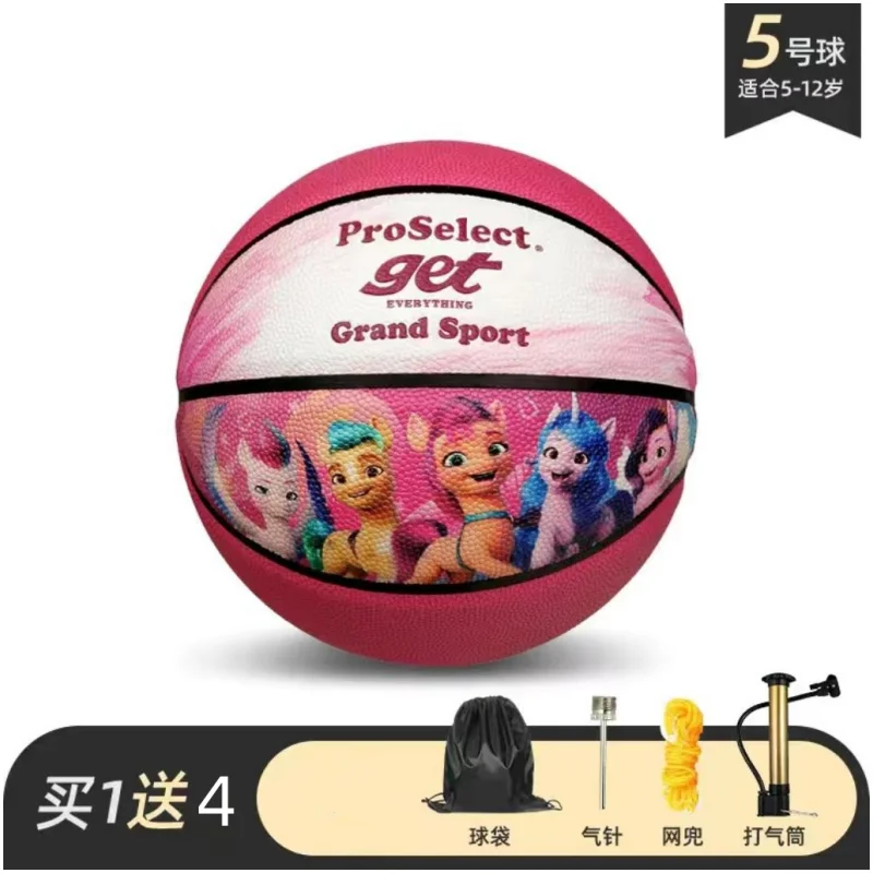 

My Little Pony Cartoon Anime Children Cute No. 5 Ball PU Kindergarten Primary School Students Indoor and Outdoor BasketballGifts