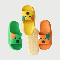 summer kids shoes home indoor slides cute cartoon dog eva soft sole antiskid portable children sandals slippers for boys girls