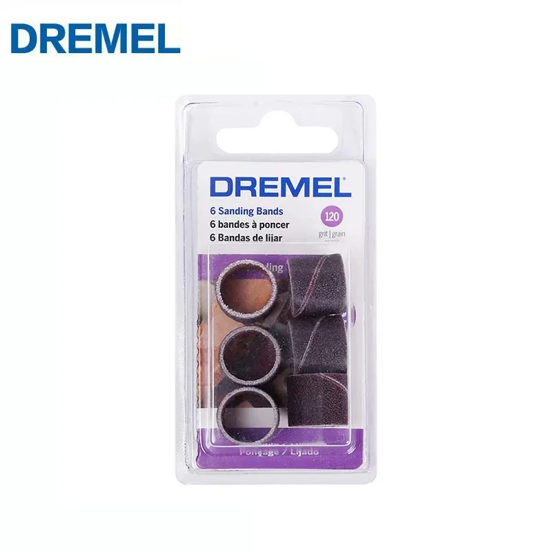 

Dremel DRMP-438 Cutting Disc Sanding Drums Kit Band Mandrels 120 Grit Fit Nail Drill Rotary Abrasive Tools Grinding Accesories