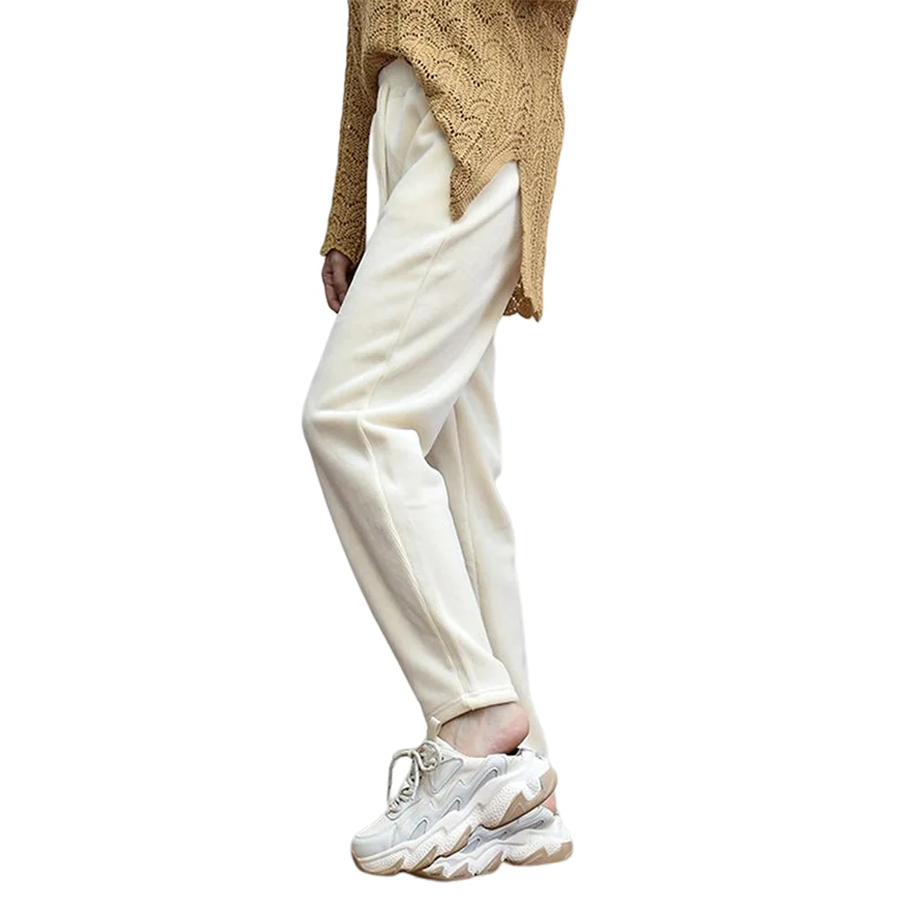 

Зимние новые женские спортивные штаны 2023 Модные осенние брюки мягкие теплые брюки повседневные шаровары для спортивных штанов женская уличная одежда