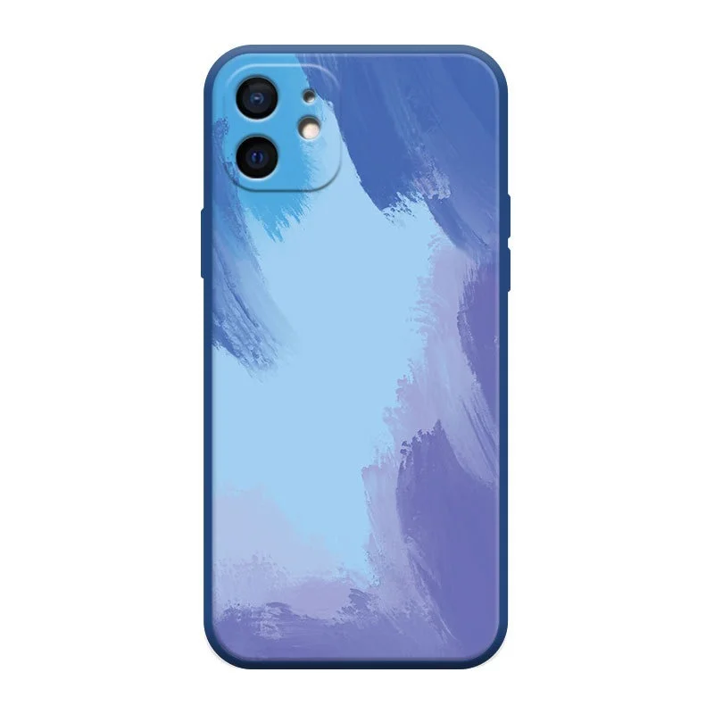 

Classic Blue Marble Phone Case for IPhone 13 12 11 Pro Max XS Max XR X 7 8 Plus Ocean Matte Soft IMD Shockproof Back Cover Coque
