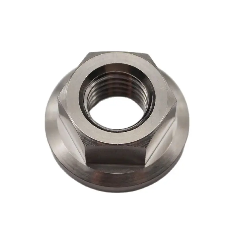 

M12 Titanium DIN 6923 Coarse Or Fine Thread 1.25mm 1.5mm 1.75mm Hex Flange Nut