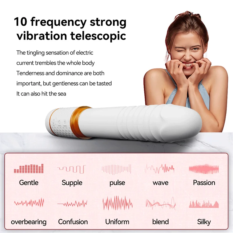 Новинка автоматический поршневой Телескопический вибратор для точки G женская