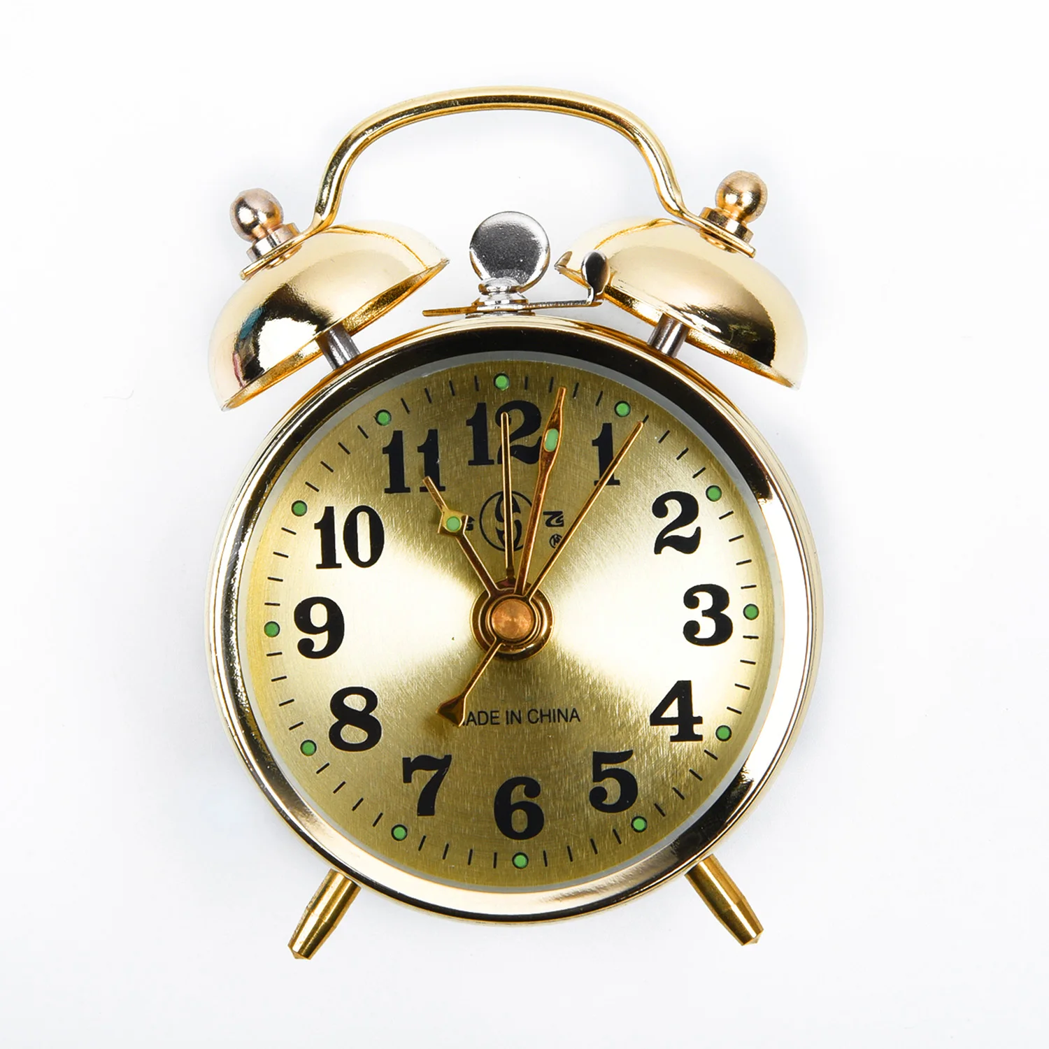 

Horseshoe Mechanical Gold Alarm Clock Manual Wind Up Vintage Metal Clock Cute Vintage Metal Clock Cute Alarm Clock For Home