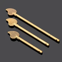 1pc latch locking pin straight lock bolt chinese furniture hardware brass locking closure pin cabinet door trunk box latch