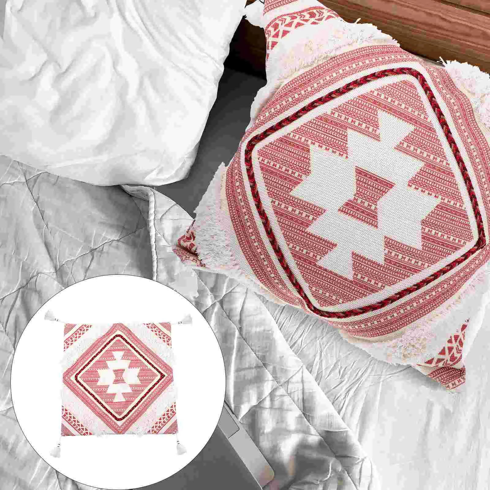 

Chair Simple Cotton and Linen Pillowcases Fashionable Pillowcase Pillow Cover for Home