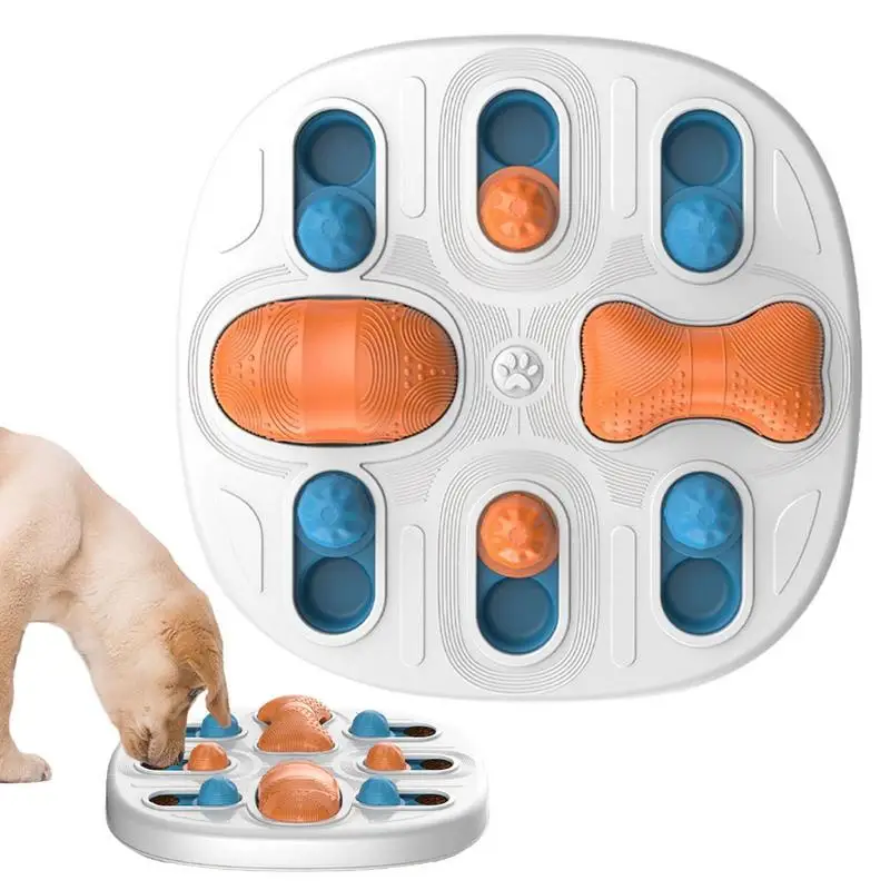 

Dog Treat Puzzle Anti-Slip Interactive Slow Feeder Dogs Food Puzzle Feeder Toys For IQ Training Prevent Choking For Puppies