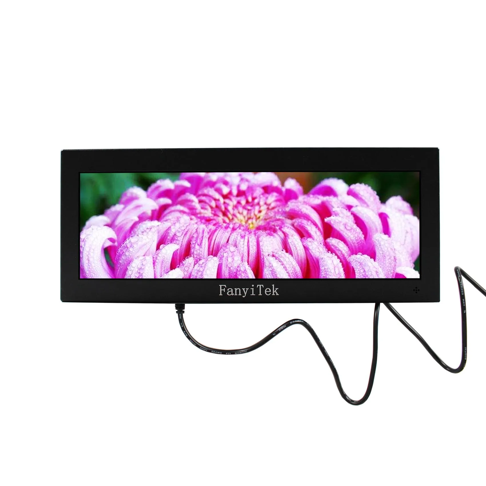 

9.1inch 822x260 LCD Monitor HD-MI USB input Support WIFI Module/ Image 360° Rotation Virtual Pinball DMD / Industrial PC