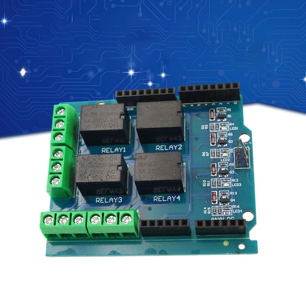 

4 Channel 5v Relay Shield Muting Module Four Channel Relay Control Board Relay Expansion Board For Arduino UNO R3 Mega 2560