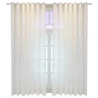 Жаккардовые белые прозрачные Занавески s для гостиной, спальни, вуаль, тюль, кухонные Оконные Занавески для кухни, домашний текстиль